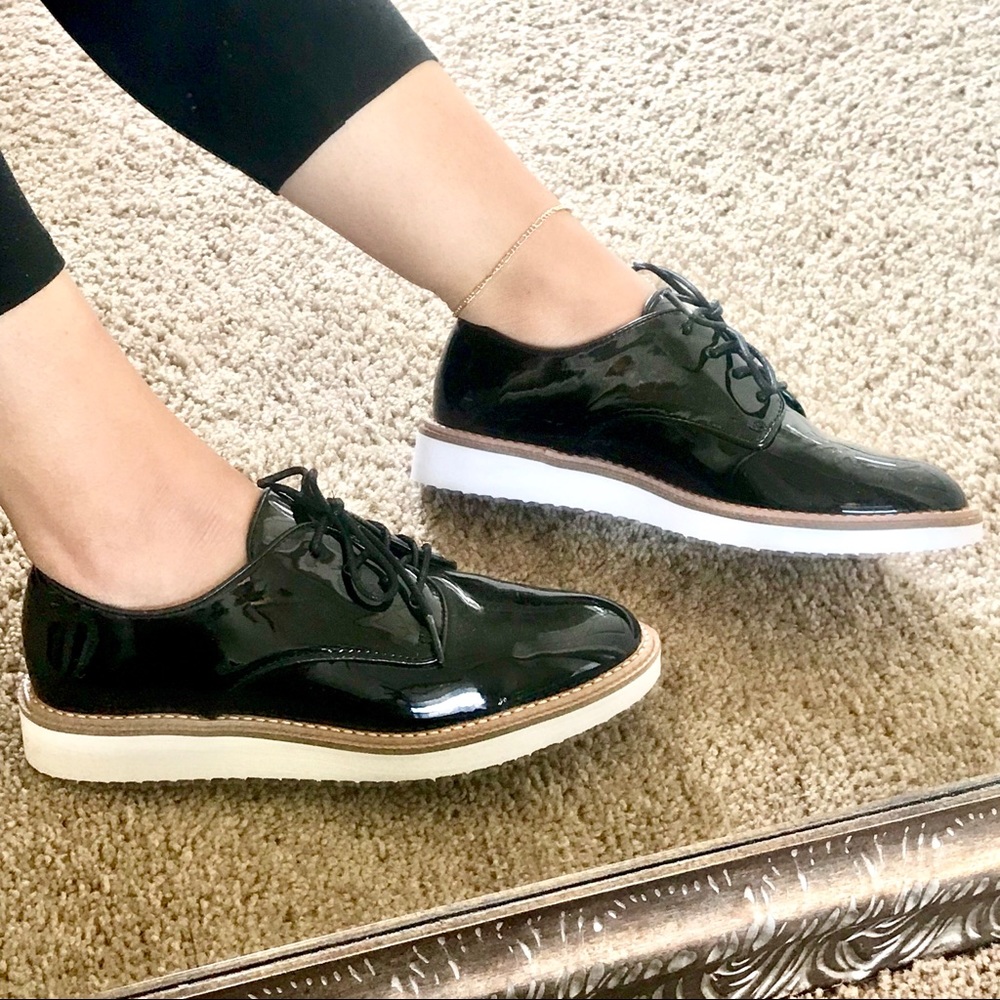 Shiny dress shoes